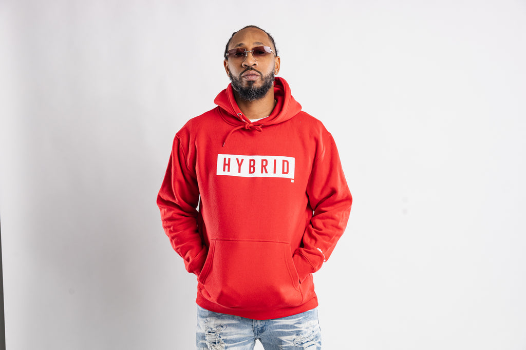 RED HYBRID HOODIE