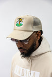 GIRAFFE HEAD TRUCKER HAT