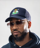 GIRAFFE HEAD TRUCKER HAT