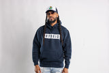 NAVY HYBRID HOODIE