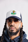 GIRAFFE HEAD TRUCKER HAT