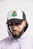 GIRAFFE HEAD TRUCKER HAT