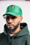GIRAFFE HEAD TRUCKER HAT