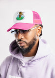 GIRAFFE HEAD TRUCKER HAT