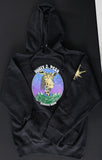 WILLY J PESO GIRAFFE HEAD BLACK HOODIE