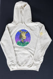 WILLY J. PESO GIRAFFE HEAD SAND HOODIE