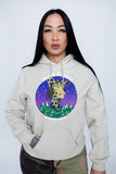 WILLY J. PESO GIRAFFE HEAD SAND HOODIE