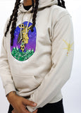 WILLY J. PESO GIRAFFE HEAD SAND HOODIE