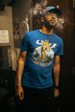 BLUE STONED GIRAFFE SHORT SLEEVE