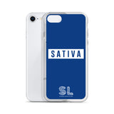 BLUE SATIVA iPhone Case