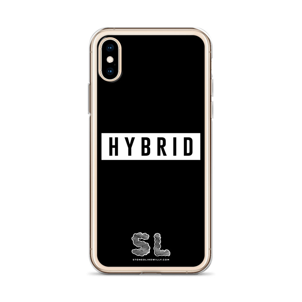 BLACK HYBRID iPhone Case