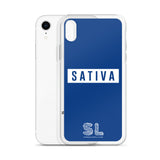 BLUE SATIVA iPhone Case