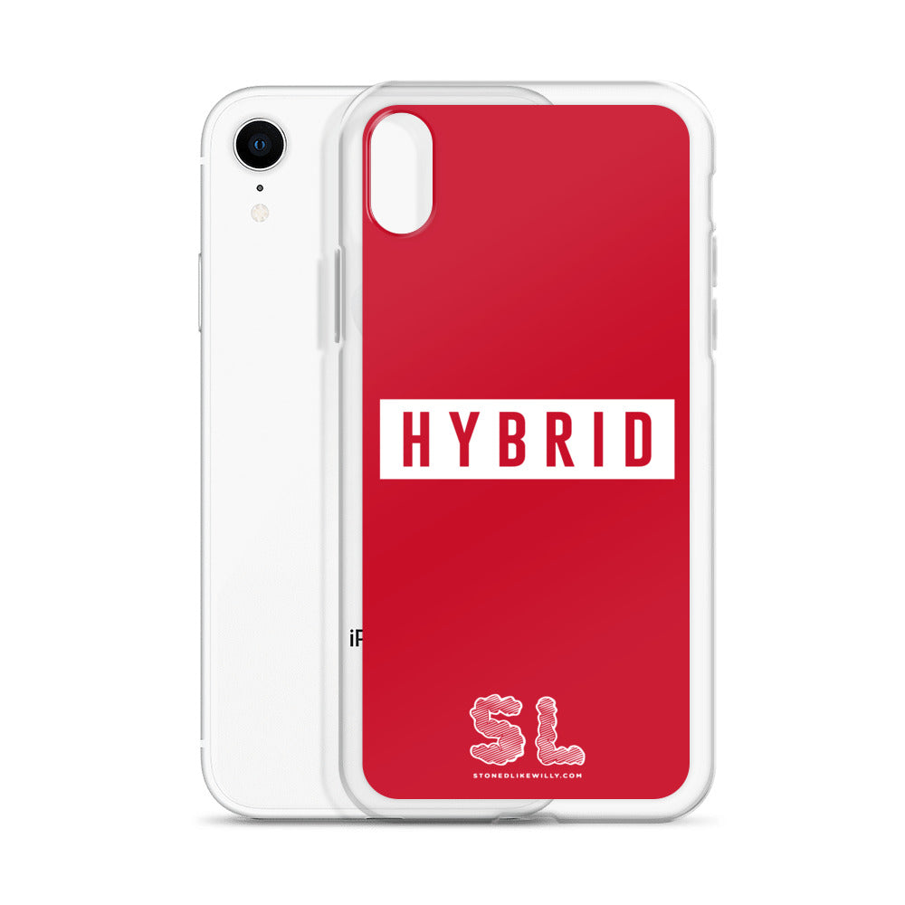 RED HYBRID iPhone Case