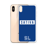 BLUE SATIVA iPhone Case