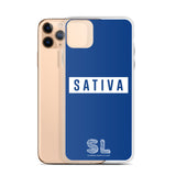 BLUE SATIVA iPhone Case