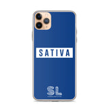 BLUE SATIVA iPhone Case