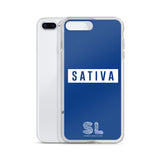 BLUE SATIVA iPhone Case