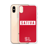 RED SATIVA iPhone Case
