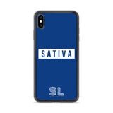BLUE SATIVA iPhone Case