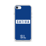 BLUE SATIVA iPhone Case