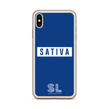 BLUE SATIVA iPhone Case