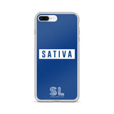 BLUE SATIVA iPhone Case