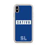 BLUE SATIVA iPhone Case