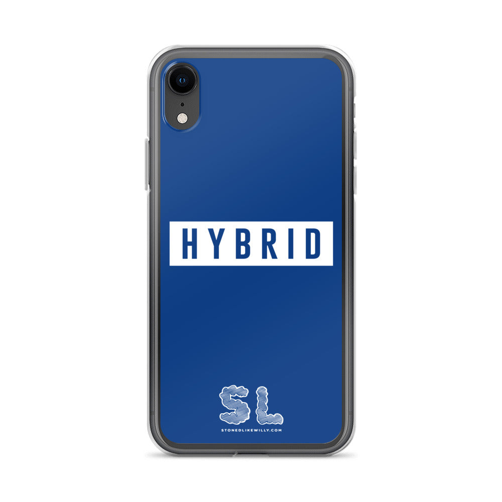 BLUE HYBRID iPhone Case