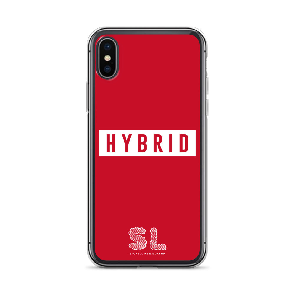 RED HYBRID iPhone Case