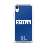BLUE SATIVA iPhone Case