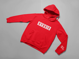 RED HYBRID HOODIE